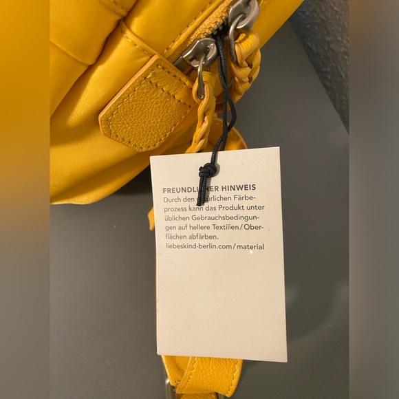 Liebeskind Selby Yellow Mini Backpack - Picture 6 of 9